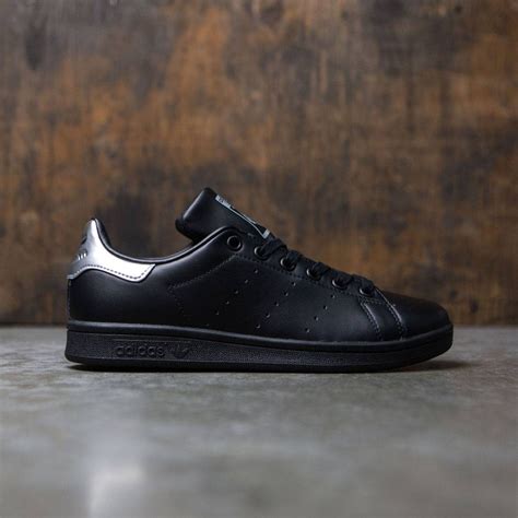 adidas stan smith original black|Adidas stan smith black women.